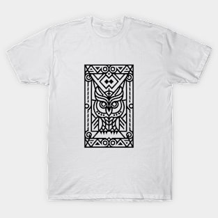 The Owl Lines (Black) T-Shirt
